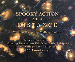 Spooky Action At A Distance Art Show